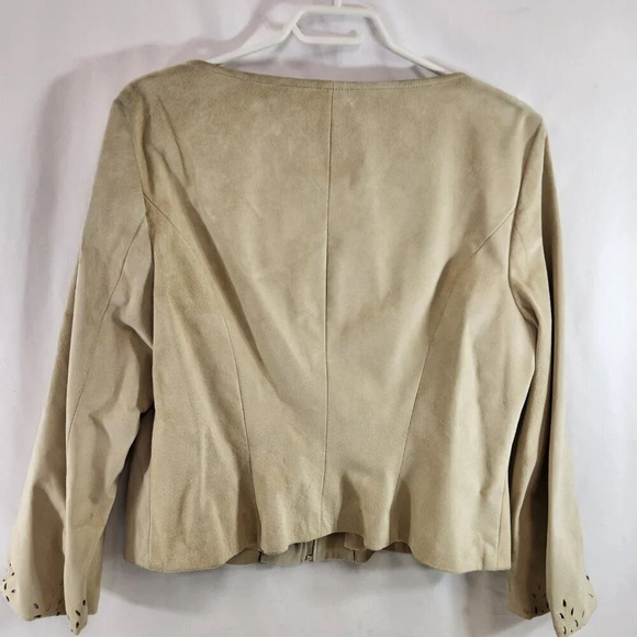 Danier Matching 2-Piece Suede Jacket & Crop Pants Size  12 - Picture 7 of 16